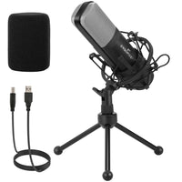 Ergopixel Studio Microphone with Tripod - Black-Studio Microphone