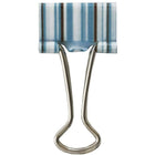 JAM Paper Fashion Design Binder Clips, Small, 19mm, Green and Blue Binderclips with Stripes, 3 packs of 10 (336128839g)-4