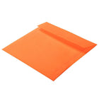 JAM Paper 6.5" x 6.5" Square Envelopes - Orange Translucent Vellum - 100 Pack-Closure: Gum