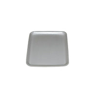 Pack All Manufacturing 10.18" x 8.18" x 0.5" Foam Meat Tray-White