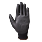 Forcefield Multi-purpose Work Gloves - Palm Coated - Medium - Black-Applications include electronics and automotive assembly, and small parts handling 