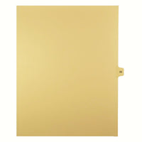 Mark Maker Legal Tabs - Letter Size - Buff - 1/15th cut - 25 tabs per package - 5 packages Pack - Number 53-Buff SingleTabs