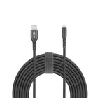 General Supply Goods + Co MFI 10ft Braided Lightning Charging Cable - Black-C94 fast charging cable