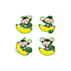 Trend Enterprises 3" DieCut Monkeys and Bananas Mini Accents, 216 Pack (T-10818)-Attractive mini accents to mark special days and events