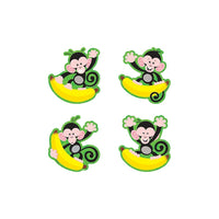 Trend Enterprises 3" DieCut Monkeys and Bananas Mini Accents, 216 Pack (T-10818)-Attractive mini accents to mark special days and events
