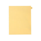 Mark Maker Legal Exhibit Index Tab Buff Single Tabs, 1/15th Cut, Letter Size, No Holes, Letter A, 25 Pack-Buff Single Tabs, 1/15th Cut