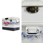 Coors Light Ice Chest, 54L-Solid steel latch securely seals content