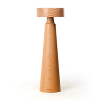 Decent Living Wooden Tower LED Table Lamp-Beautiful table lamp crafted form solid beech wood