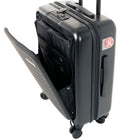 Air Canada Compass 19" Hybrid Carry On Luggage -  Black-Compression strap and mesh divider for efficient organization