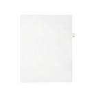 Mark Maker Legal Exhibit Index Tab White Single Tabs, 1/26th Cut, Letter Size, No Holes, Letter H, 25 Pack-White Single Tabs, 1/26th Cut