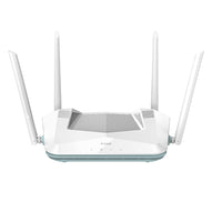 D-Link AX3200 Eagle Pro AI Wi-Fi 6 Smart Router - White-Wi-Fi 6 (802.11ax) delivers blazing-fast wireless connectivity with increased range and reliability
