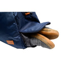 CHAMPS The Weekender Smart Water-Proof Nylon Duffle Bag with Charging Port - Navy-Padded 15.6" laptop and tablet sleeve