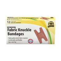 Wasip Fabric Knuckle Bandage - 12 Pack-These latex-free water resistant bandages, made of high quality stretch fabric material allows for flexibility and long-term wear.