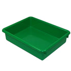 Romanoff Plastic Stowaway Letter Tray 3" Green, 3 Pack (ROM15105)-Letter Tray