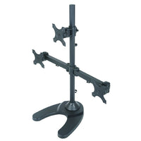 TygerClaw Triple-Arm Desk Mount for 3 Display, 27.5" x 20" x 16.5", Black-Medium size desk mount
