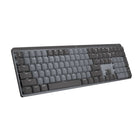 Logitech MX Mechanical Wireless Illuminated Performance Keyboard - Clicky-Fluid mechanical typing: MX Mechanical keyboard features Clicky switches that deliver next-level feel and flow with less noise - Tactile Quiet and Linear switches are also available