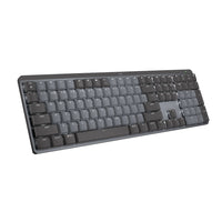 Logitech MX Mechanical Wireless Illuminated Performance Keyboard - Clicky-Fluid mechanical typing: MX Mechanical keyboard features Clicky switches that deliver next-level feel and flow with less noise - Tactile Quiet and Linear switches are also available