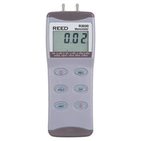 REED Instruments R3030 Digital Differential Pressure Manometer (30psi)-Measures gauge and differential pressure up to 30psi