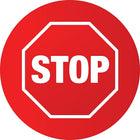 Mark Maker Floor Decal 12" Diameter Circle - Stop Sign-Floor Decal