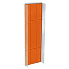 Azar Displays 44" x 14" Pegboard Powerwing Display, Orange (700350-ORG)-Orange
