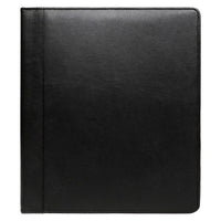 Ashlin Lucca Executive Elegant 3 Ring Binder, 2", Black-Individual Card Pockets - 4