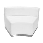 Flash Furniture HERCULES Alon Melrose LeatherSoft Reception Configuration - 4 Pieces, White-Add on pieces as your business grows