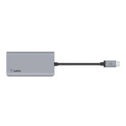 Belkin 4-in-1 USB-C Multiport Adapter - Grey-Fast data transfer between computer and peripherals with up to 5 Gbps of bandwidth
