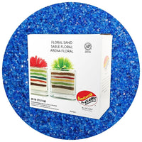 Sandtastik Floral Coloured Sand, 25 lb (11.3 kg) Box, Blue Hawaii #2-Coarse grain with natural sparkle throughout