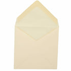 JAM Paper 5 x 5 Square Envelopes, Ivory with V-Flap, 250 Pack (2792256H)-Blank interior for personalized message