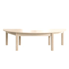 Flash Furniture Bright Beginnings Commercial Grade Wooden Half Circle Preschool Classroom Activity Table-Kid-Friendly Design with Rounded Safety Corners