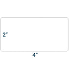 SPC Perforated Thermal Transfer Label - 4" x 2" - 3" Core - White - 2000 Pack-Pressure sensitive labels recommended for shipping labels and product identification labels