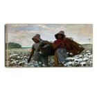 Designart Winslow Homer, The Cotton Pickers Canvas Art Print, 3 Panels, (PT5020-32-16)-Print