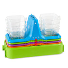 Hand2Mind Nestable Bucket Balance - Multicolor - Single-number balance scale for kids: Students will learn early mathematical and scientific concepts such as inequalities, mass, volume, operations, counting, subtracting, and adding.