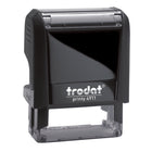 Trodat Eco Printy Stock Stamps - English - "Completed" - 1 1/2" x 1/2" - Blue-High-quality stamp with nontoxic, water-based ink
