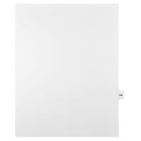 Mark Maker Legal Exhibit Index Tab White Single Tabs, 1/15th Cut, Letter Size, No Holes, Number 146, 25 Pack-White Single Tabs, 1/15th Cut