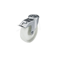 Blickle Nylon Caster, Wheel Diameter: 3-1/8" (79.375 Mm), Caster Type: Swivel w/Brake, 2 Pack (LER-PO 80G-FI)-Wheel Diameter: 3-1/8" (79.375 mm)