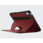 Zugu Magnetic Folio Case for iPad 10th Gen 10.9” (2022) and iPad A16 11th Gen (2025) - Red (Cherry)-High Quality external matte synthetic leather