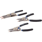 Gray Tools 3 Piece Internal & External Snap Ring Plier Set-Contains: 6", 8" & 10" Internal & External Snap Ring Pliers.