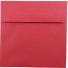 JAM Paper 8.5 x 8.5 Square Envelopes, Brite Hue Red Recycled, 250 Pack (2794374H)-Christmas red brite hue recycled envelope