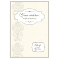 Aline Greetings General Wedding Card, On Your Wedding Day, 18 Pack-Premium uncoated paper stock
