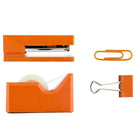 JAM Paper Office Starter Desk Kit, Orange (338756or)-Orange
