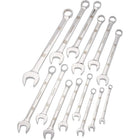 Dynamic Tools 14 Piece SAE Combination Wrench Set, Mirror Chrome Finish, 3/8" - 1-1/4"-Contains: 3/8", 7/16", 1/2", 9/16", 5/8", 11/16", 3/4", 13/16", 7/8", 15/16", 1", 1-1/16", 1-1/8", 1-1/4"