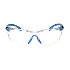 3M Solus Protective Eyewear 1000 Series with Scotchgard Anti-Fog Lens - Black/Blue-Workers may enjoy reliable, clearer sight longer, because Scotchgard Anti-Fog coating, with its active ingredient, is bonded to the lens