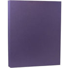 JAM Paper Matte Cardstock, 8.5 x 11, 80lb Dark Purple, 250/ream (364412786B)-Size: 8-1/2" x 11"