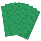 JAM Paper Circle Round Label Sticker Seals - 1-2/3" Diameter - Green - 120 Pack -Size: Medium, 1 2/3 Inch Diameter, Perfect size for sealing envelopes and labeling anything to keep you organized