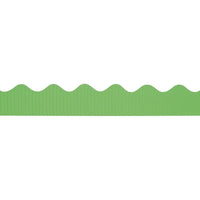 Pacon Bordette Pre-school - 12th Grades Scalloped Decorative Border, Nile Green-Size: 50'(L) x 2 1/4"(W)