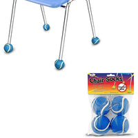 The Pencil Grip Chair Sox, 144 Pack-Blue Colour hides dirt
