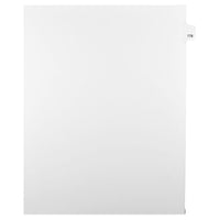 Mark Maker Legal Exhibit Index Tab White Single Tabs, 1/25th Cut, Letter Size, No Holes, Number 178, 25 Pack-White Single Tabs, 1/25th Cut