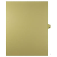 Mark Maker Legal Exhibit Index Tab Buff Single Tabs, 1/25th Cut, Letter Size, No Holes, Number 187, 25 Pack-Buff Single Tabs, 1/25th Cut