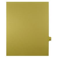 Mark Maker Legal Exhibit Index Tab Buff Single Tabs, 1/25th Cut, Letter Size, No Holes, Number 43, 25 Pack-Buff Single Tabs, 1/25th Cut